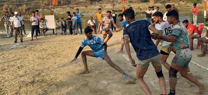 Gomti Mitra Mandal team won the title in Kabaddi