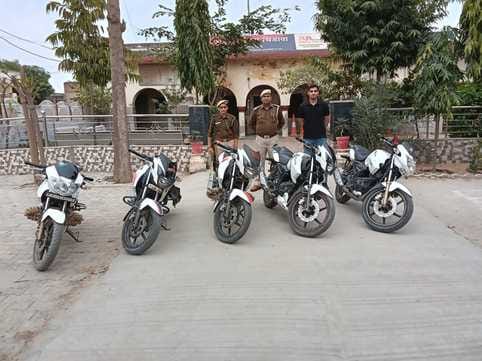 जब्त बाइक