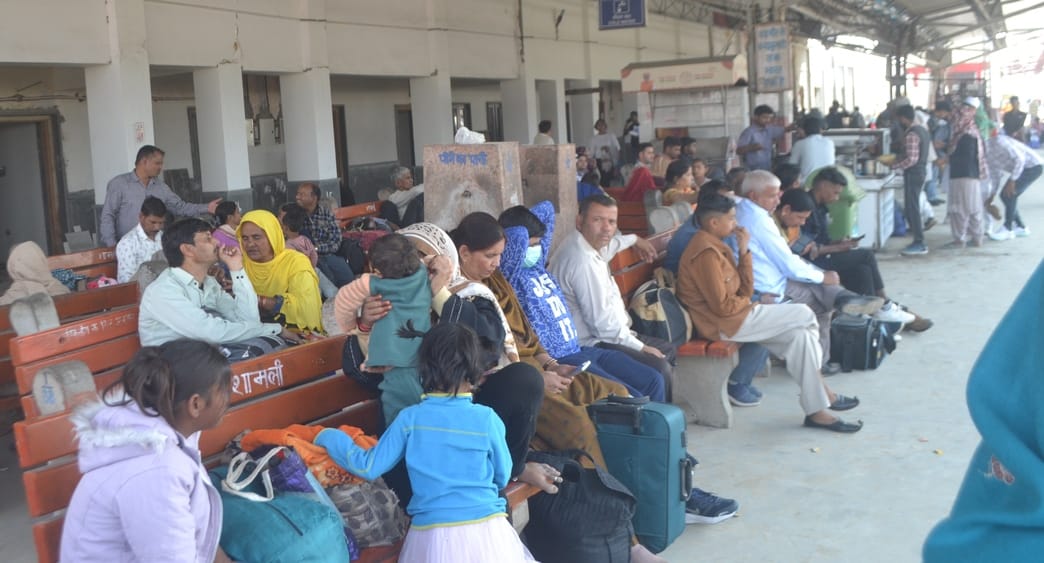 Train delayed by three hours block, passengers upset