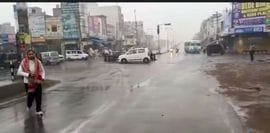 Drizzle and strong wind increased the problems of farmers