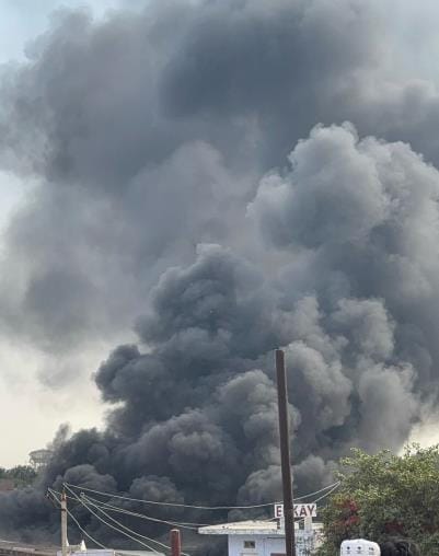 Massive fire broke out in thermocol warehouse, brought under control in two hours