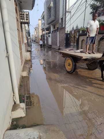Laying underground pipes for water drainage is the problem