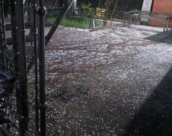Weather: Light drizzle in the morning, hailstorm in the evening in Loharu area.