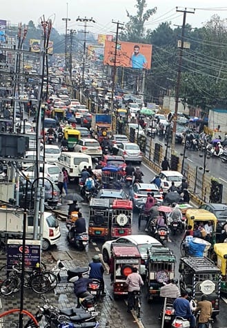 The maximum temperature dropped by 6.5 degrees due to drizzle throughout the day