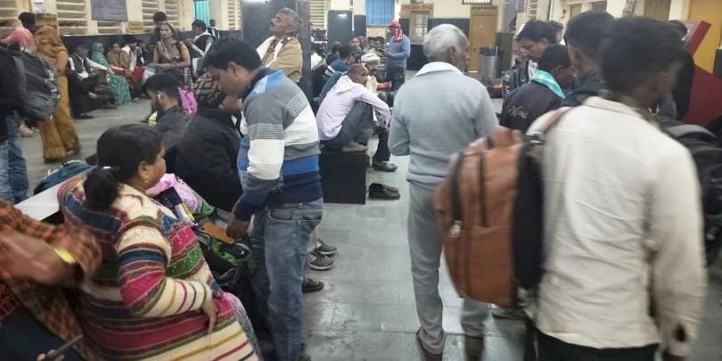 Rail operations faltered again, seven trains canceled