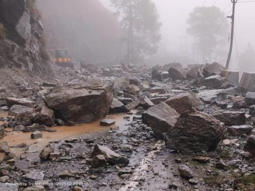 Huge Loss in Hill Areas Due to Rain