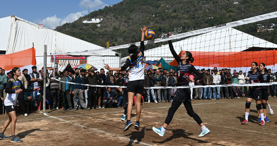 Chandigarh team became winner in volleyball competition