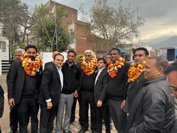 Advocate Hitendra Choudhary becomes head of Kalka Bar Association