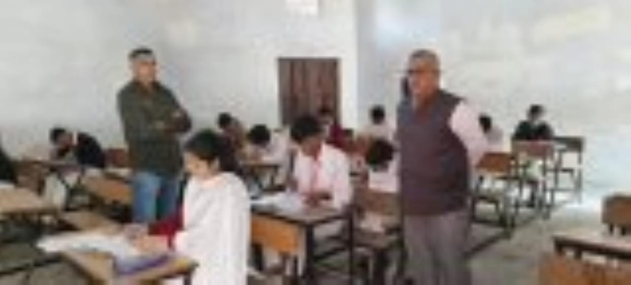Arrangements are tight at the HBSE examination centre