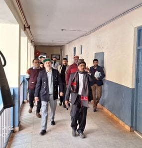 NAAC inspected the arrangements in Rampur College