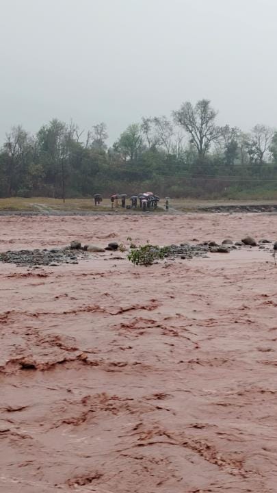 Students Not Reached School Due to Rain