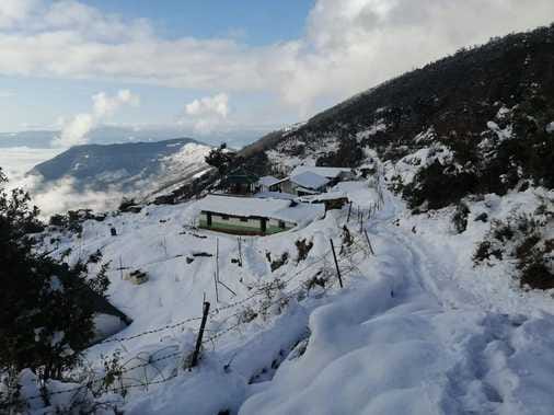 Heavy snowfall in Nepal has disrupted normal life