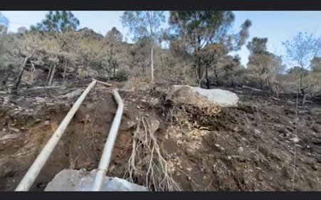 Anas village of Nithar is in danger due to landslide