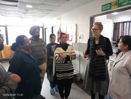 AI expert from USA inspected the hospital