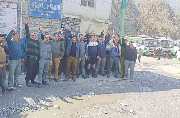 HRTC employees angry over demands not being met