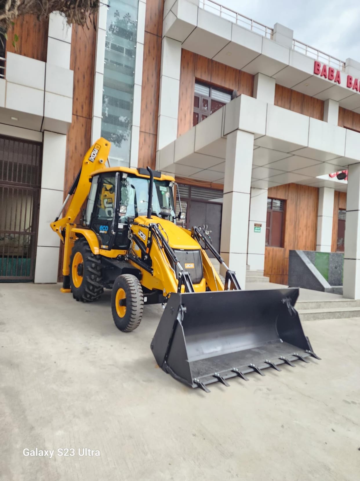 Municipal council purchased new JCB, it will be used in cleaning work