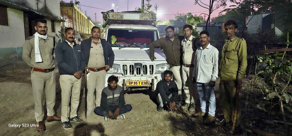 Sagar Crime News Smuggling of khair under the guise of vegetable baskets