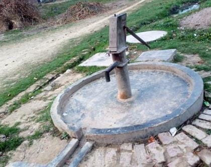 Villagers are forced to bring water from far away places