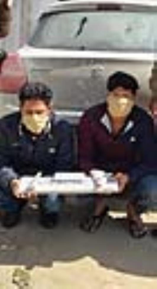 Two miscreants who robbed the groom's car by beating him on KMP in Palwal have been arrested