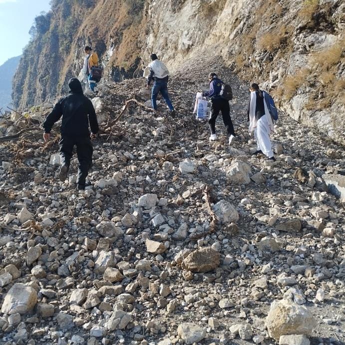 Roads to many rural areas closed due to landslides