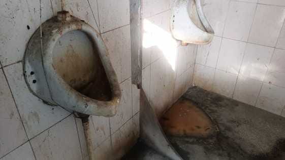 Trade Board and Panchayat representatives refused to operate the toilet