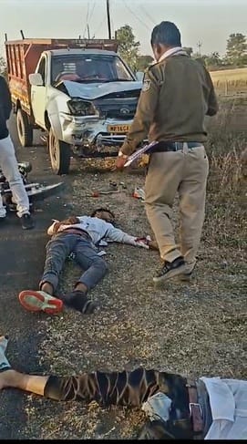 Brother-in-law's death in collision between goods vehicle and bike