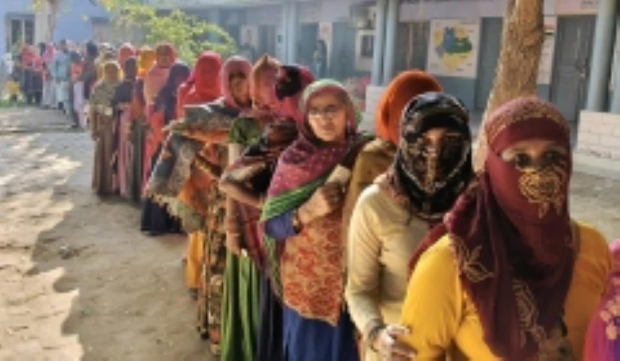 82.1 percent voting for Bawanikheda, Loharu and Siwani Nagar Palika