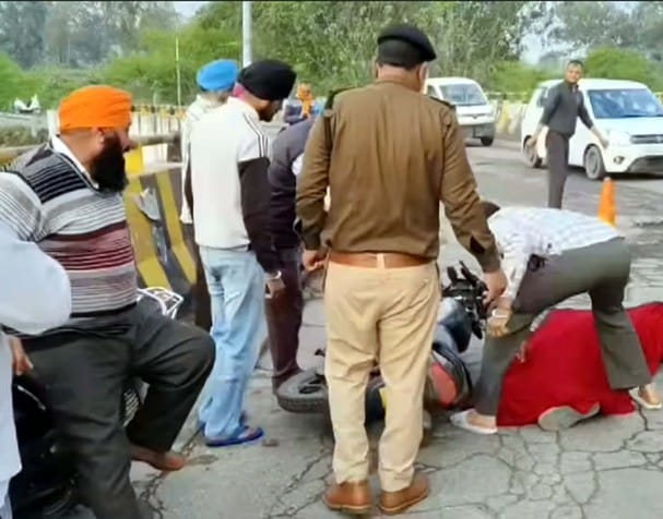 Jalebi Bridge incident, biker killed