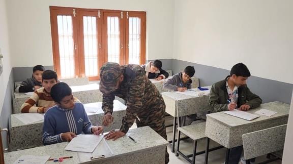 126 students of Doda appeared for Army Boarding School Entrance Exam.