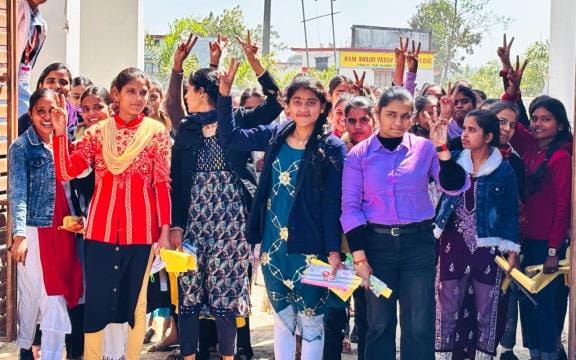 Students were delighted after getting easy question paper