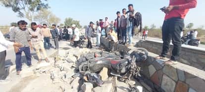 Chittorgarh News: Negligence in Road Construction Claims Two Young Lives, Angry Locals Block Highway