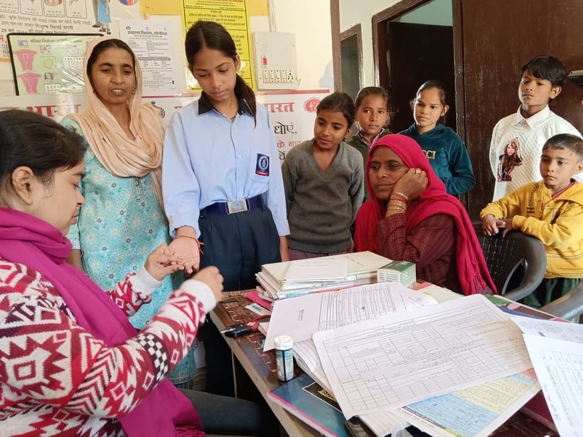 Anemia free month started, hemoglobin of 1740 children and women tested