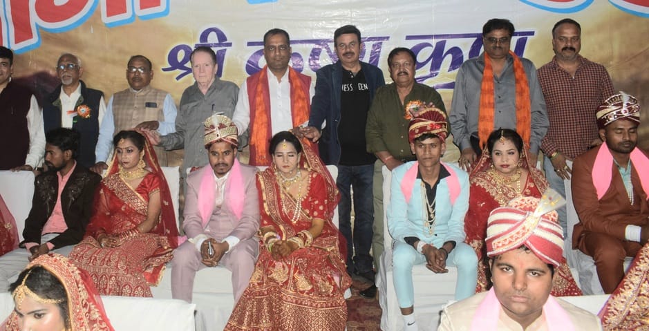 Mass marriage of girls from 21 poor families took place