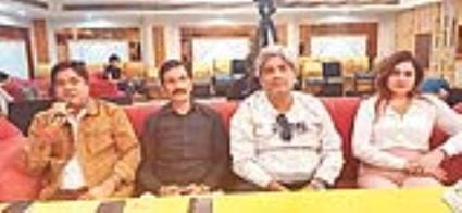 Braj artists gathered to act in the film Shri Krishna Janmabhoomi
