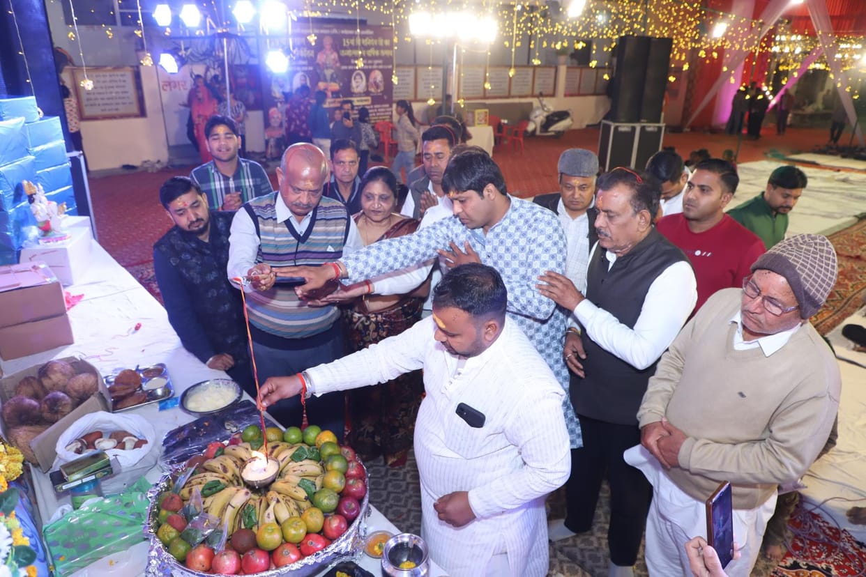 Devotees danced with great enthusiasm in Balaji's Sankirtan