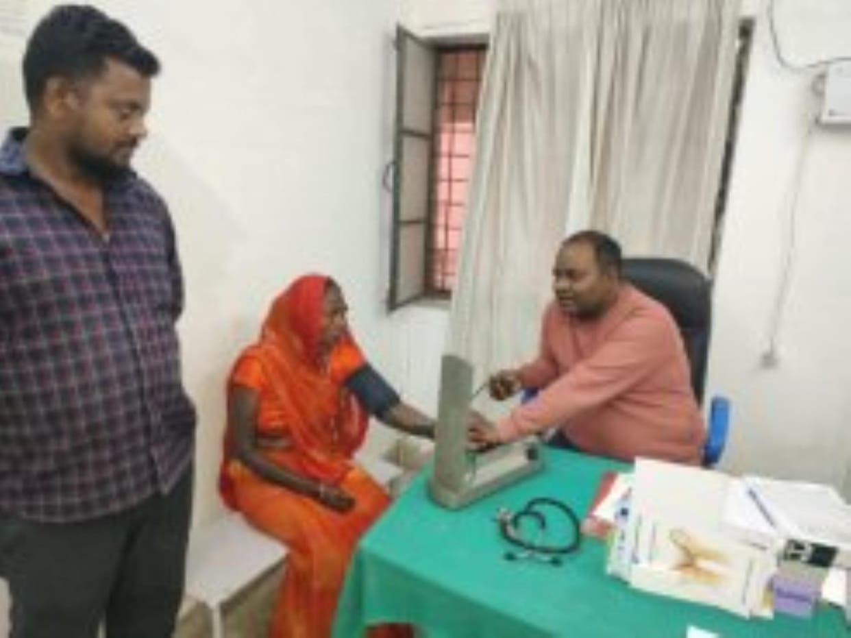 Most of the patients who came to the health fair were suffering from cough, fever and high blood pressure