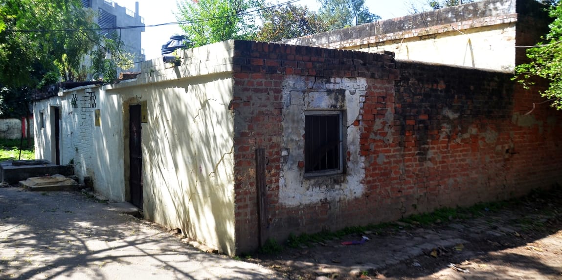 Railway workers live in dilapidated quarters, waiting for an accident