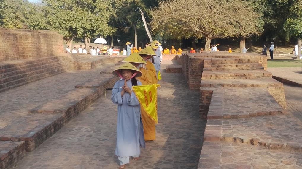 Korean team offered special prayers at Taposthali