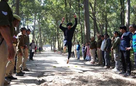 Pawandeep Kaur won the race and Devansh won the long jump