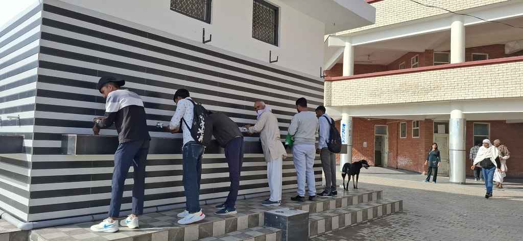 The drinking water problem of passengers was resolved in the bus stand premises