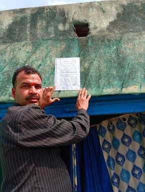 Notices have been pasted on the houses of the accused of brutalizing a 5-year-old innocent