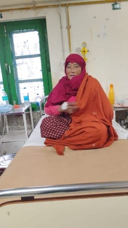 Sick woman from Bada Bhangal taken to Mandi by helicopter
