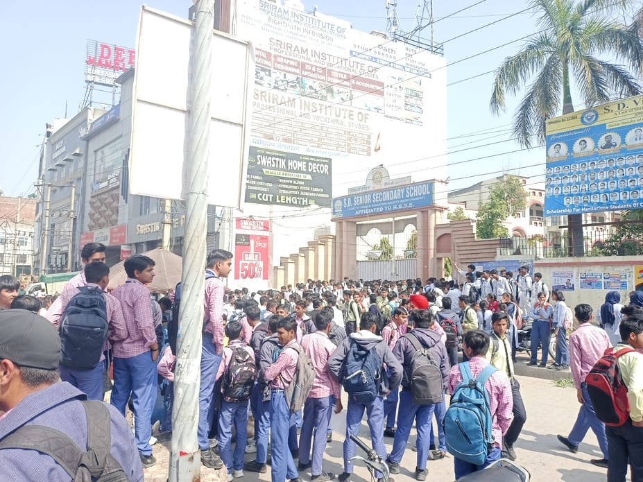 CBSE Class 12 students appear for Legal Studies, Retail exams