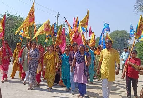 Trail march till Shyam Mandir