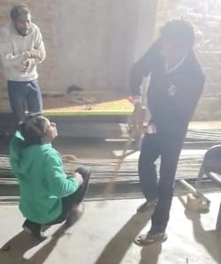 Two youths who had come to meet the girl were held hostage and beaten up