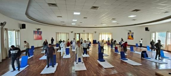 Meditation will be conducted in three sessions