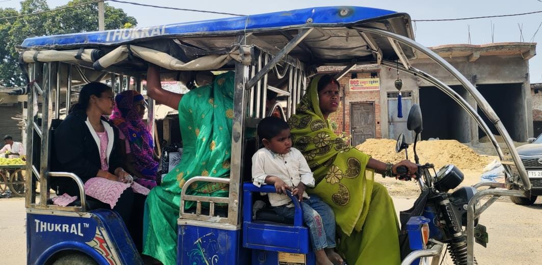 Mona is driving her life with an e-rickshaw