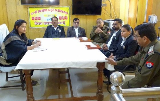 ADJ inspected the district jail and also learned the problems of the female prisoners