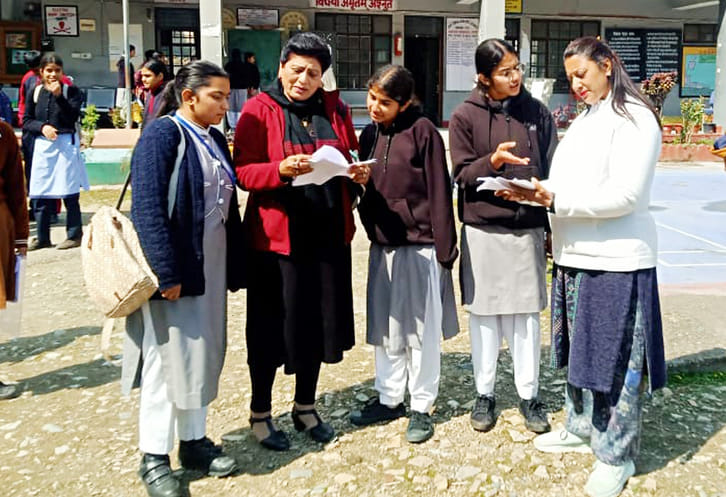Board exams were conducted under CCTV surveillance