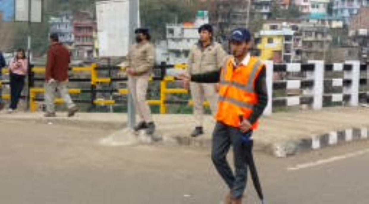 Volunteers handled security arrangements with the police